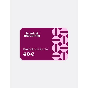 Darčeková karta Le Mini Macaron
