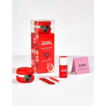 Sada na gélovú manikúru Cherry Red