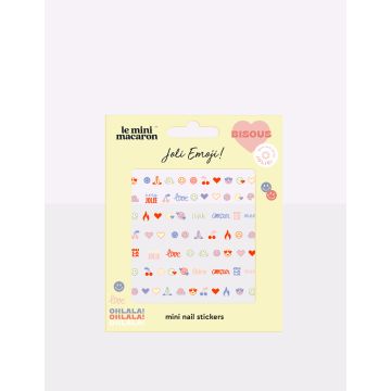 Dekoračné nálepky na nechty Joli Emoji